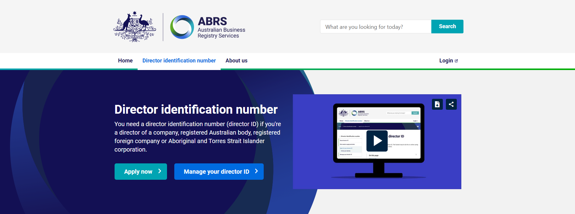 Apply for your Director ID - Australian Business Registry Services (ABRS)